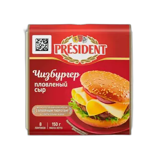 მომზადებული ყველი Cheeseburger Sandwich Master 150გ