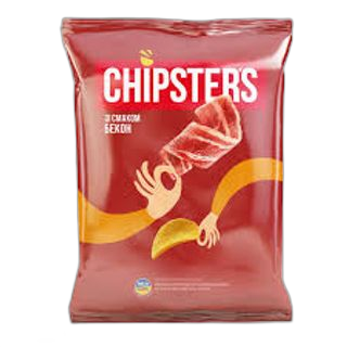 CHIPSTERS ჩიფსი ნატურ.ბეკონის-110გრ