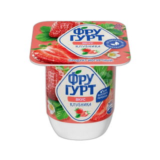 ვიზკოზური იოგურტი 'Frugurt' 2.5% 115გ სტრაბერი