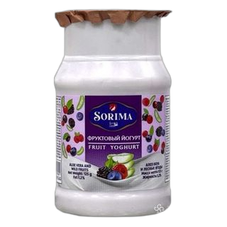 იოგურტი "SORIMA" ალოევერა & კენკრა 1.2% 125გრ