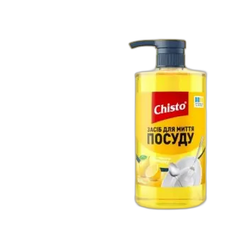 ჭურჭლის სარეცხი სითხე "ჩისტო" ლიმონი 500გრ