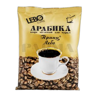 LEBO-ყავა პრინც ლებო 100გრ დაფქვილი