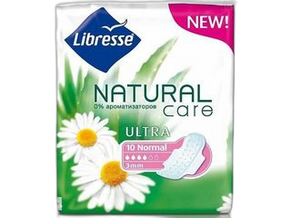 LIBRESSE - ჰიგიენური საფენი, Natural Care Ultra Normal, 4წვ., 10ც