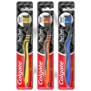 COLGATE Zig-Zag Charcoal კბილის ჯაგრისი