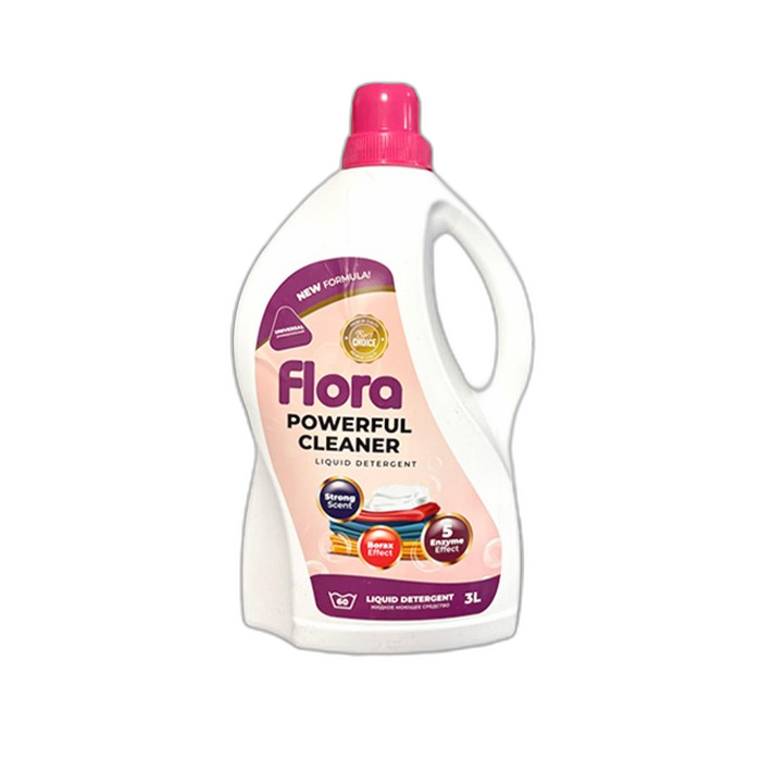 „ფლორა“ სარეცხი გელი უნივერსალური 3 ლ