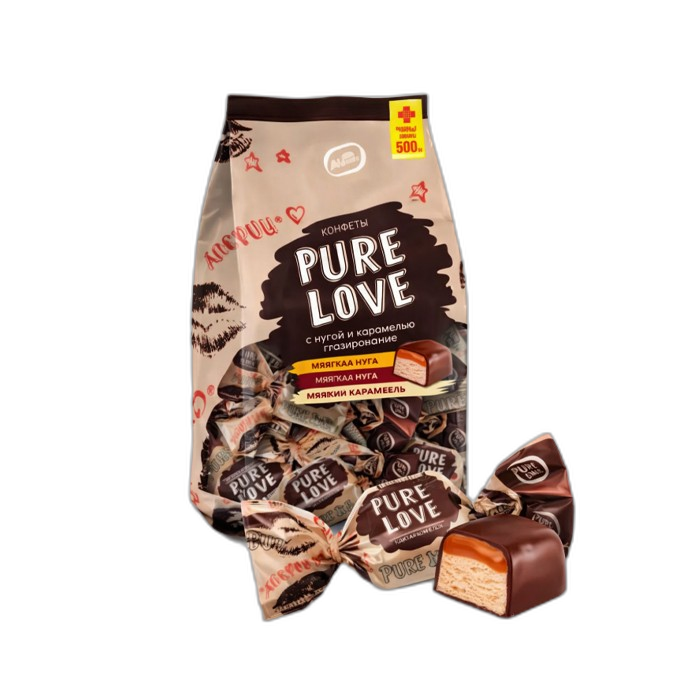 „კონტი“ შოკოლადის კანფეტი „ნუგა“ 500 გ