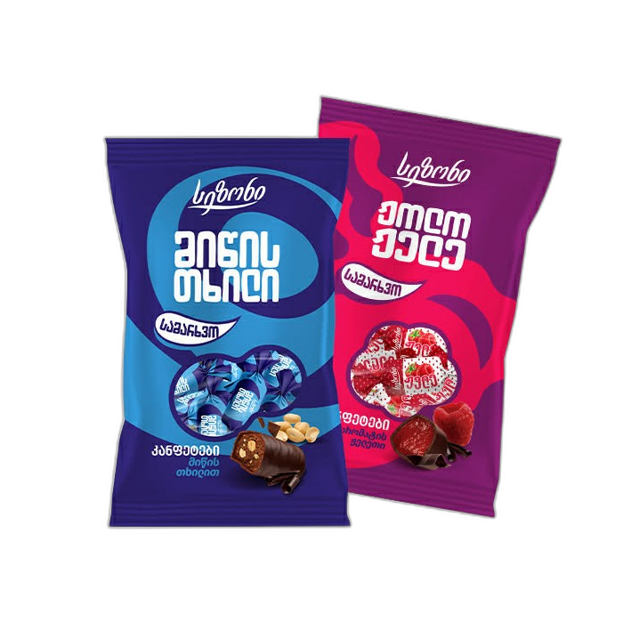 „ბარამბო“ ჟელე „სეზონი“ ჟოლოთი/ მიწის თხილით 200 გ