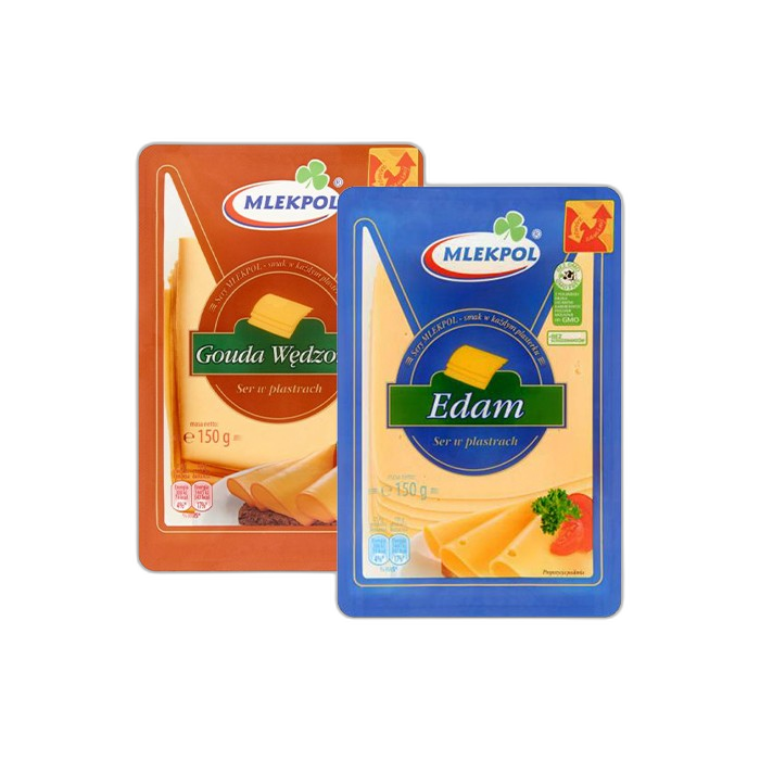 „მლეკპოლი“ ყველი „გაუდა“, დაჭრილი 150 გ