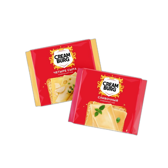 „კრემბურგი“ მდნარი ფირფიტოვანი ყველი 140 გ