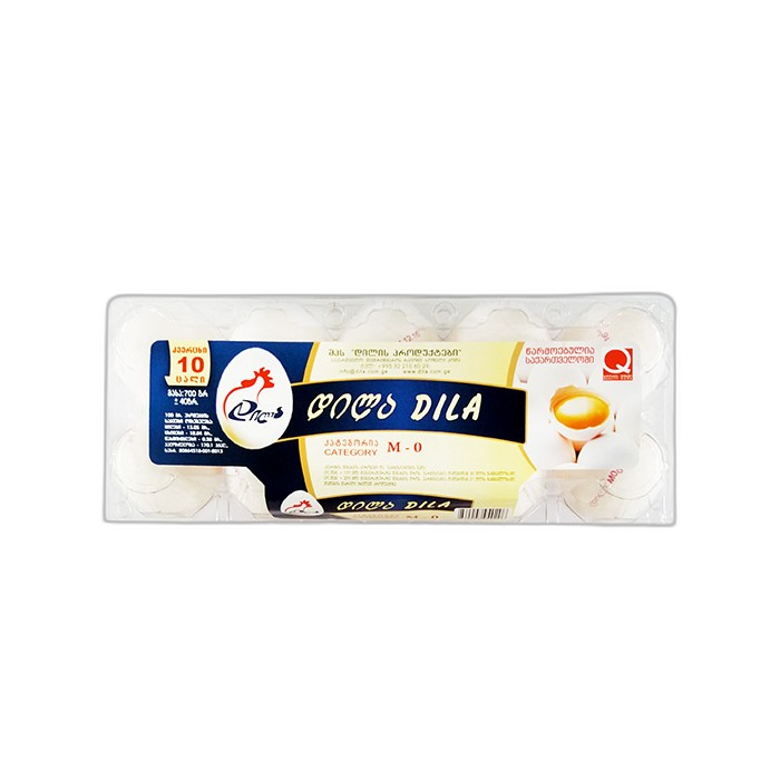 „დილა“ კვერცხი 0 კატ. 10 ც.