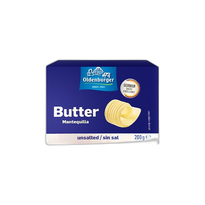 „ოლდენბურგერი“ კარაქი ნაღების 82% 200 გ