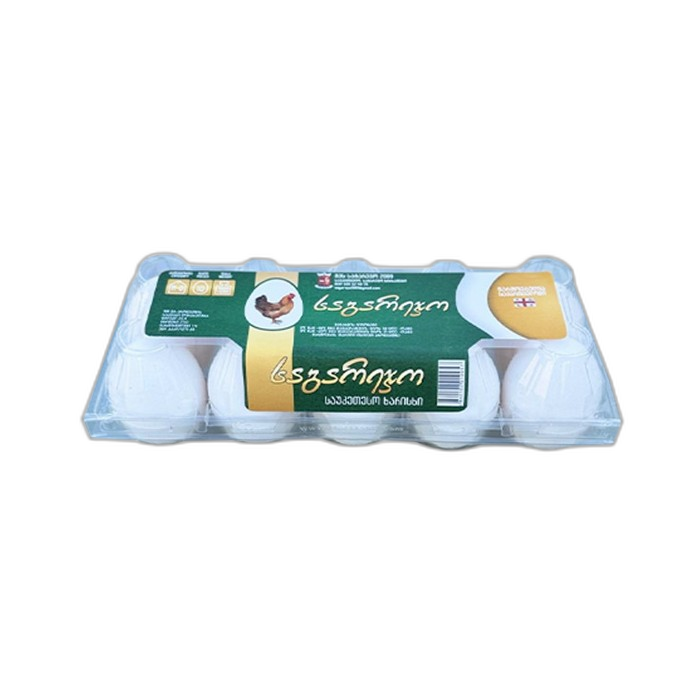 „საგარეჯო“ კვერცხი 0 კატ. 10 ც.