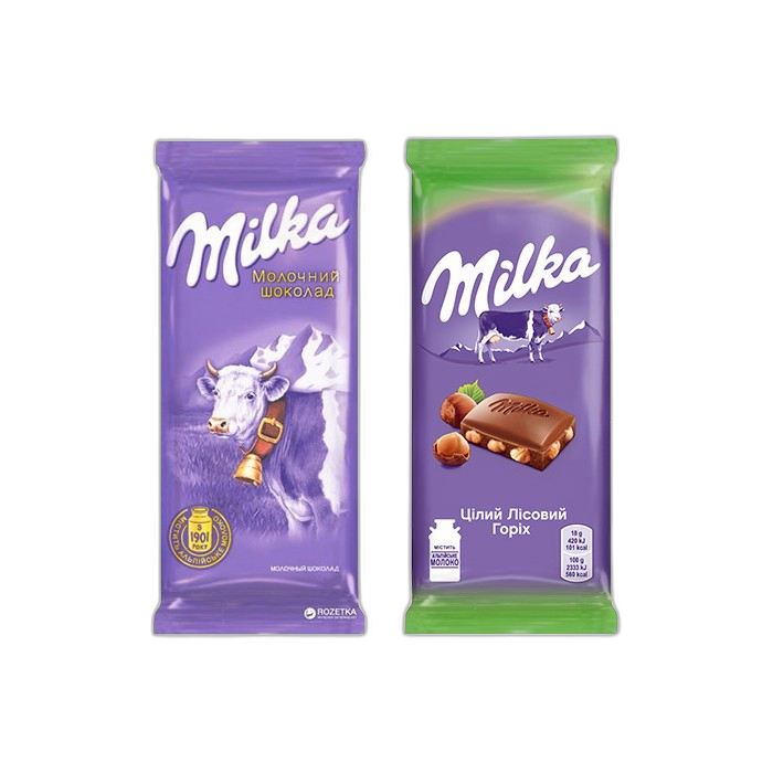 „მილკა“ შოკოლადის ფილა 85 გ