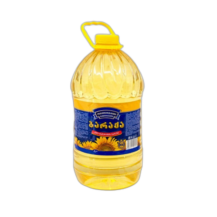 „ბარაქა“ მზესუმზირის ზეთი 5 ლ
