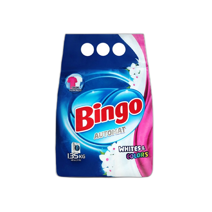 „ბინგო“ სარეცხი ფხვნილი „ავტომატი“, უნივერსალი 1,5 კგ