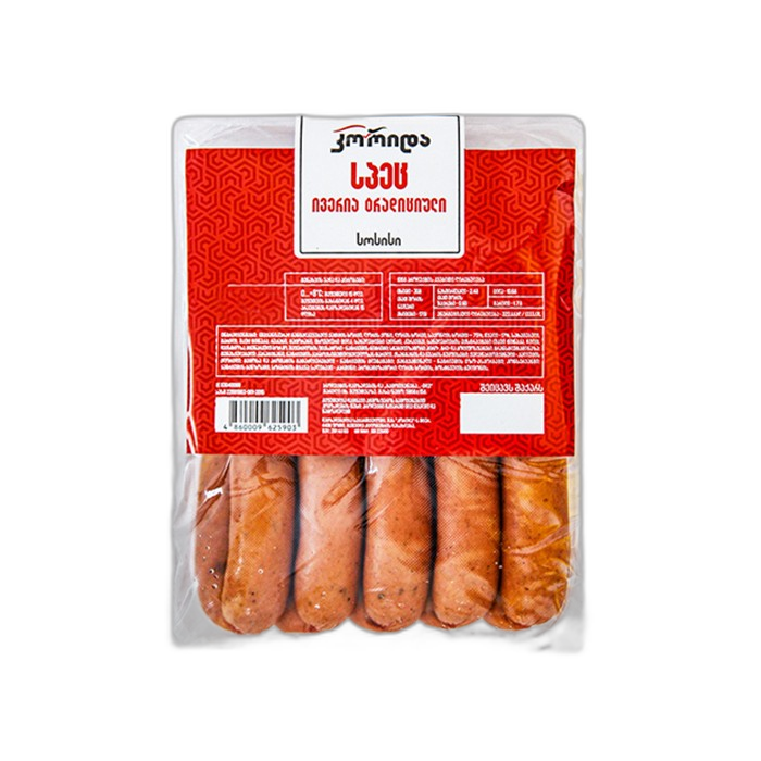 „კორიდა“ სოსისი „სპეც ივერია ტრადიციული“ 500 გ