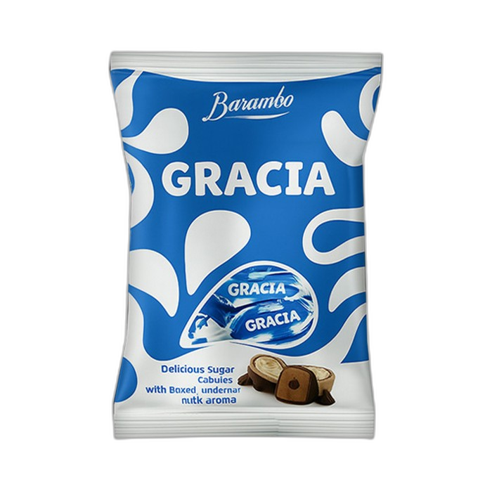 „ბარამბო“ შოკოლადის კანფეტი „გრაცია“ შესქ.რძით 200 გ