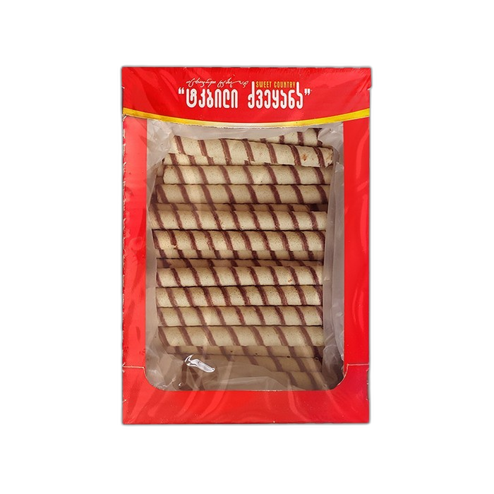 „ტკბილი ქვეყანა“ ვაფლის ჩხირი „აკინაკი“ 400 გ