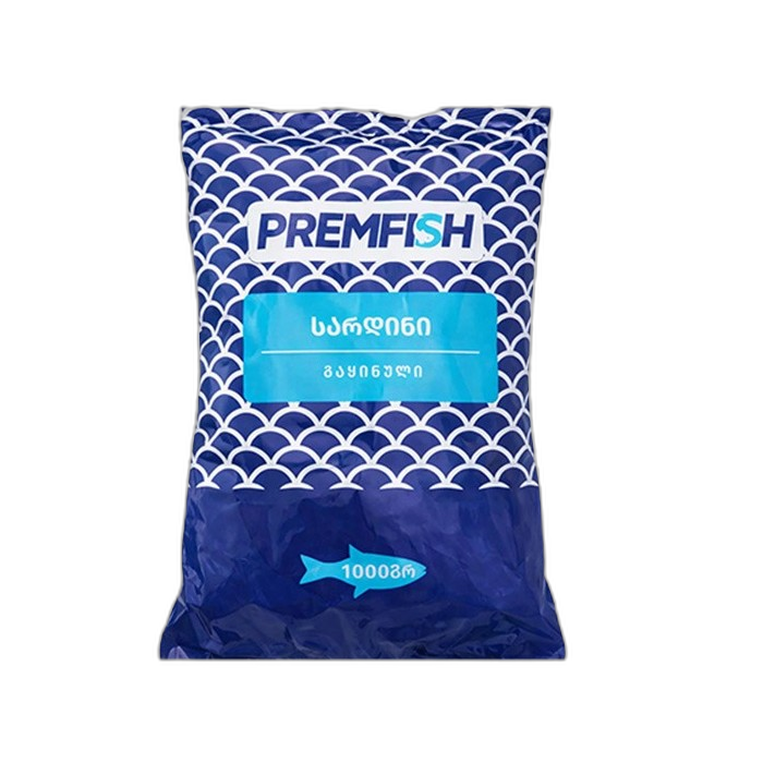 „პრემ ფიში“ თევზი „სარდინა“, გაყინული 1 კგ