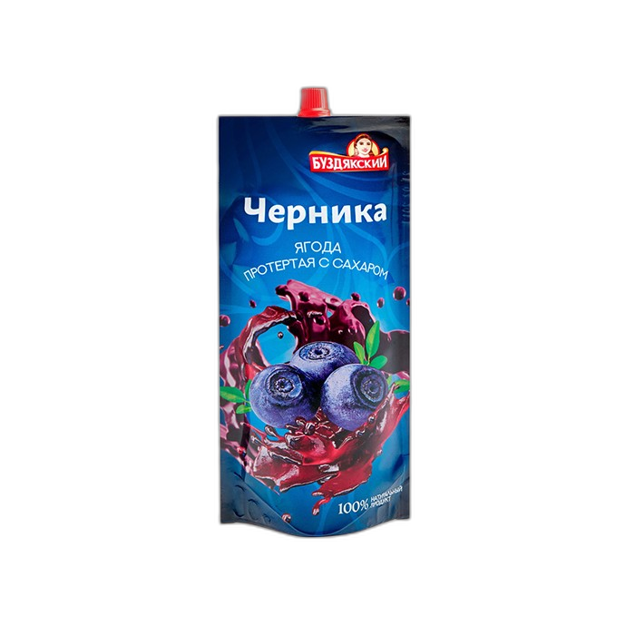 „ბუზდიაკსკი“ ჯემი მოცვის/ჟოლოსი/მარწყვის 280 გ