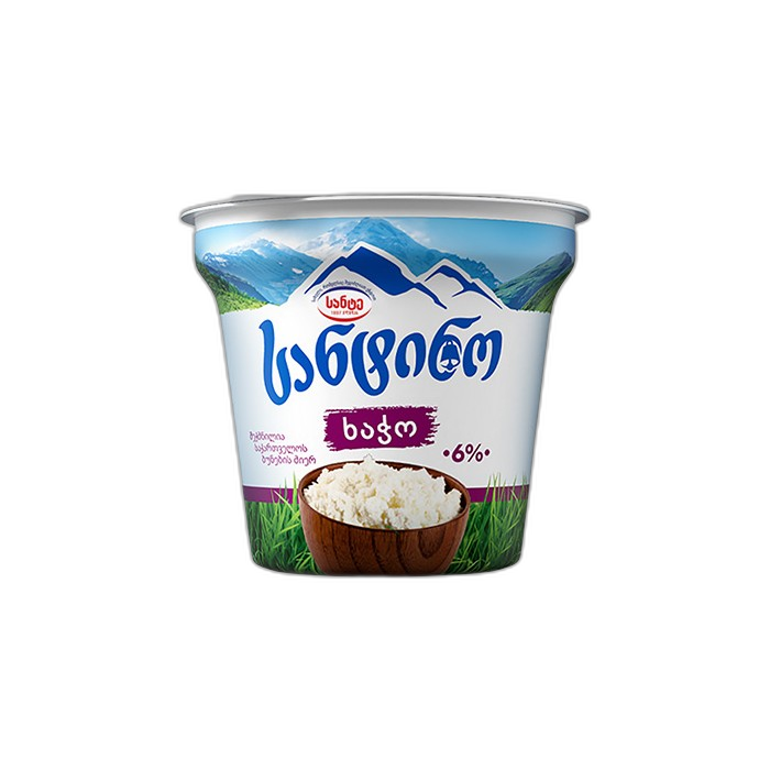 „სანტინო“ ხაჭო 6% 320 გ