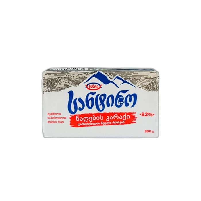 „სანტინო“ კარაქი ნაღების 82% 400 გ