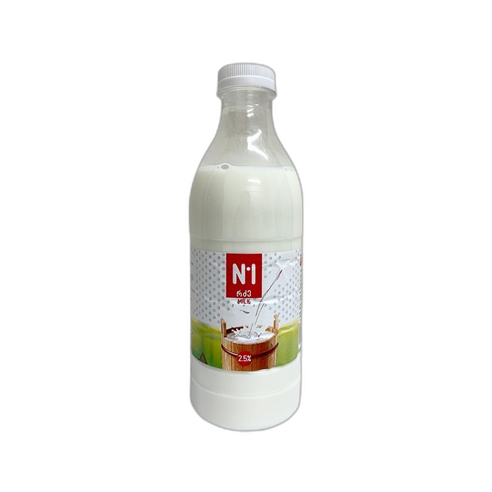 „N1“ რძე პასტერიზებული 2.5% 900 მლ