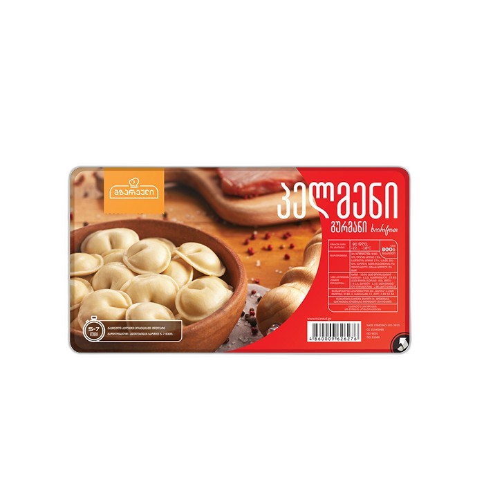 „მზარეული“ პელმენი „გურმანი“ 800 გ
