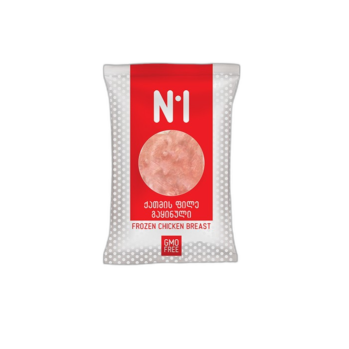 „N1“ ქათმის ფილე, გაყინული 1 კგ