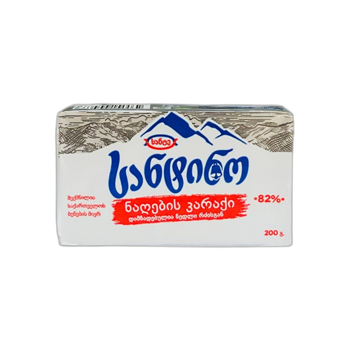 „სანტინო“ კარაქი ნაღების 82% 200 გ