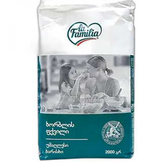 ფქვილი "ლა ფამილია" უმაღლესი/HIGH GRADE 2 კგ / 4860107250205