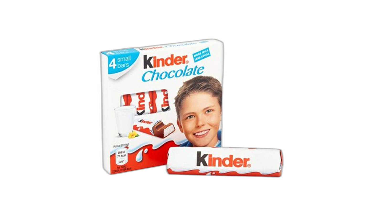 შოკოლადის ბატონი "ქინდერი" 4ცალი 50 გრ / 80177609