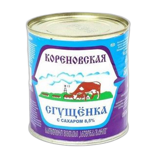 კორენოვსკაია შესქელებული რძე 370 გრ