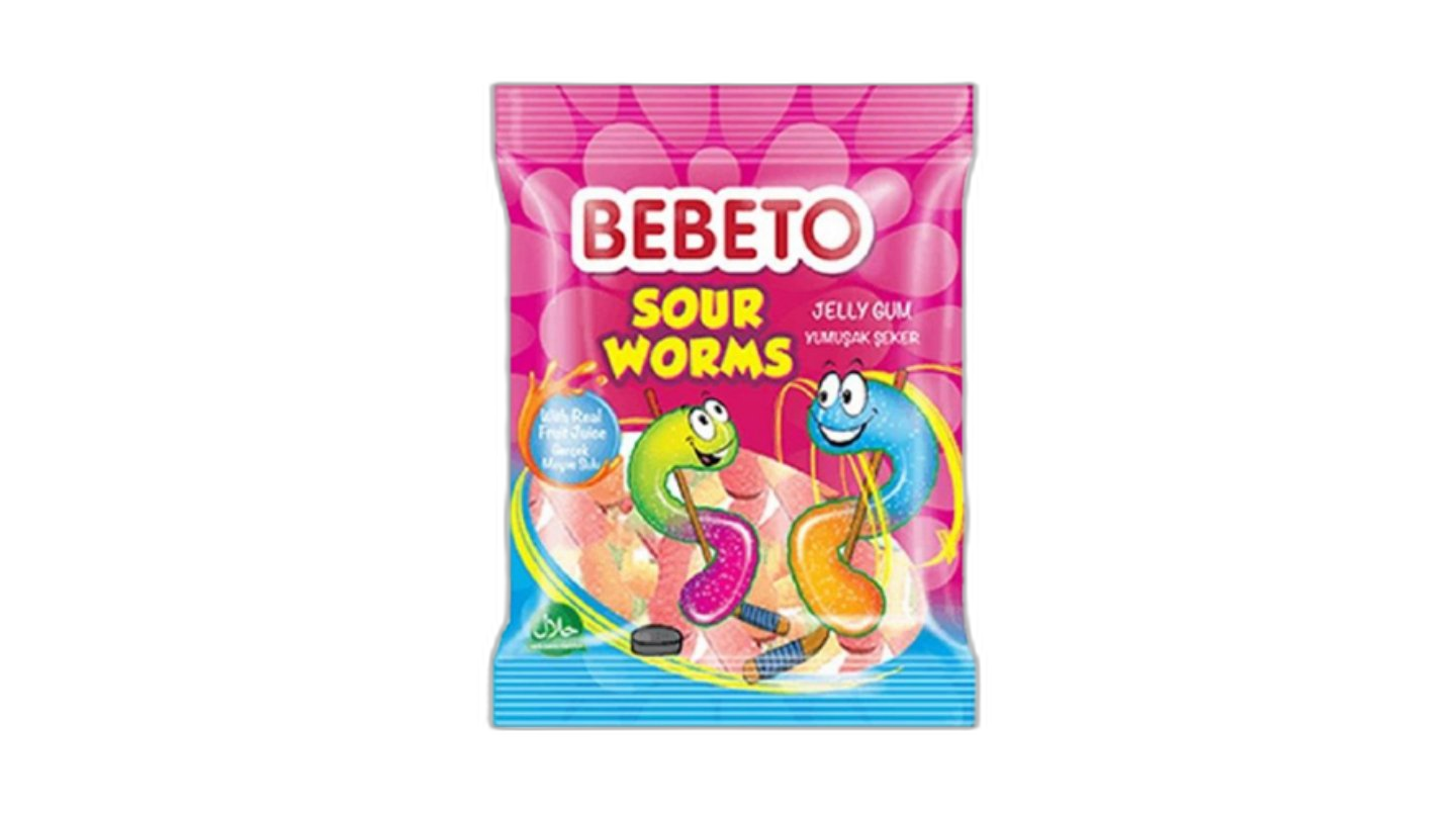 ჟელიბონი "ბებეტო" ჭია 80 გრ / 8690146659112