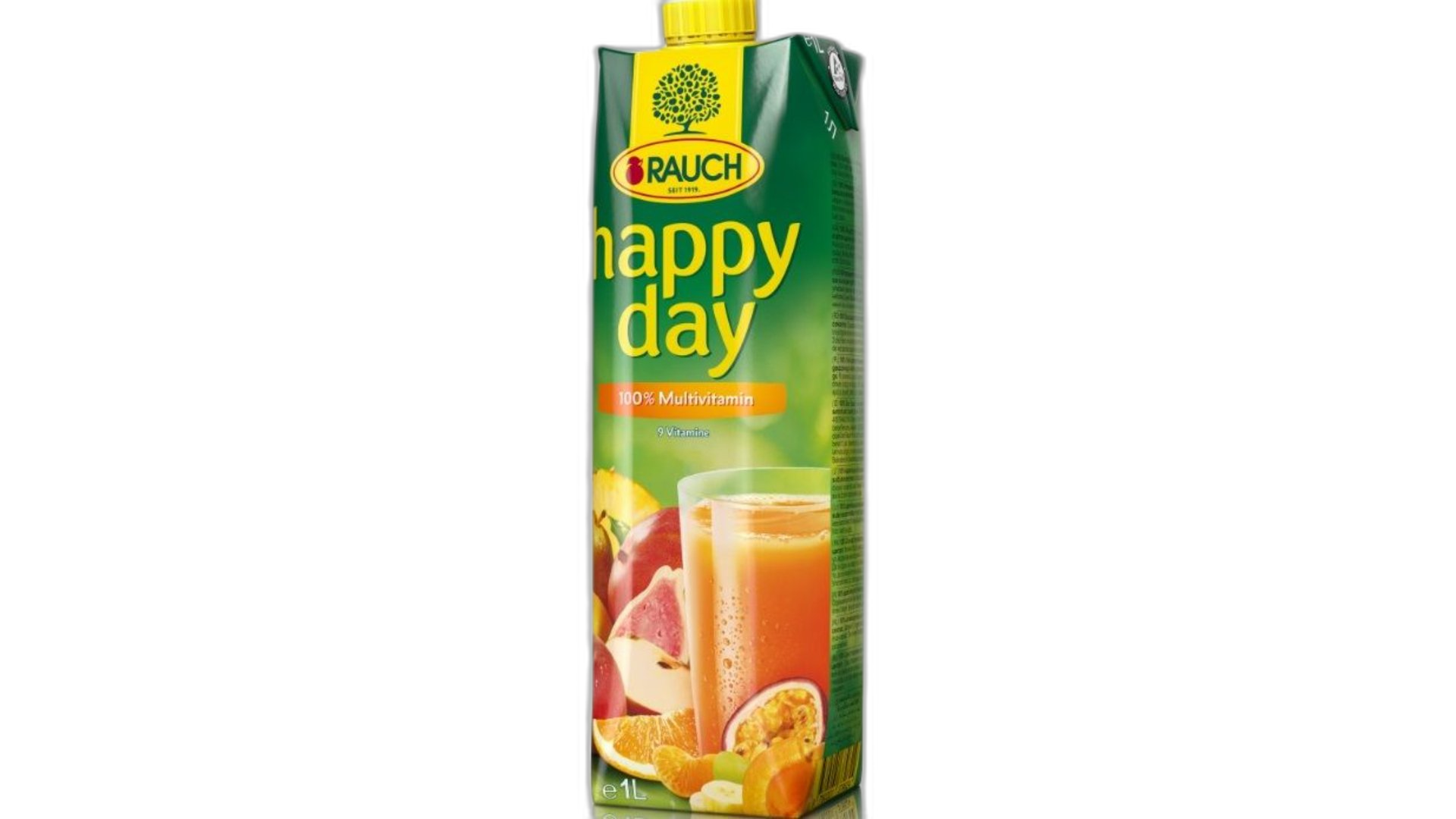 წვენი "ჰეფი დეი" მულტივიტამინი 9ვიტამინი (ტეტრაპაკი) 1 ლ 9008700205092