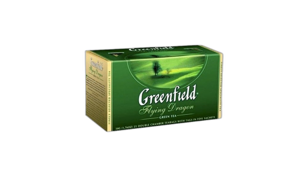 ჩაი "გრინფილდი" მწვანე ფლაინგ დრაგონი 2 გრ / 4605246003585