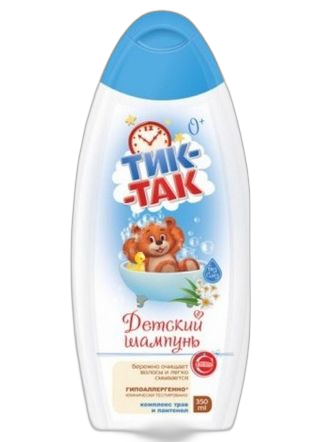 TIK-TAK შამპუნი ბალახ კომპმ 0+ 350გრ