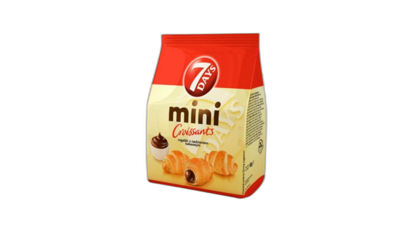 კრუასანი მინი "7Days" 60გრ კაკაოთი / 5201360571208