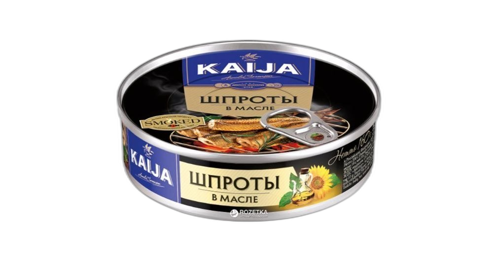 Kaija შპროტი ზეთში 160გრ