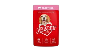 ჟელე ძაღლისთვის/ Darling/ ხბოს ხორცით 85გრ. (UT)