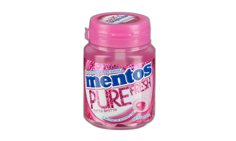 საღეჭი რეზინი "მენთოსი" 54გრ ტუტი-ფრუტი / 46114709