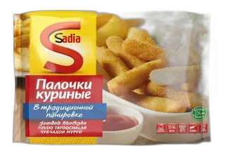 ქათმის ჩხირები "სადია" 300 გრ / 7891515436247