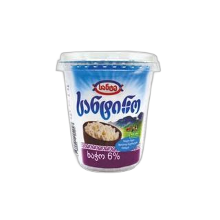 ხაჭო "სანტინო" 6% 320 გრ / 4860051004947