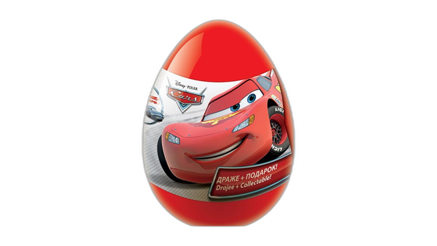 პლ.კვერცხი კონფიტრეიდი DISNEY CARS დრაჟეთი 20 გრ / 6942971507734