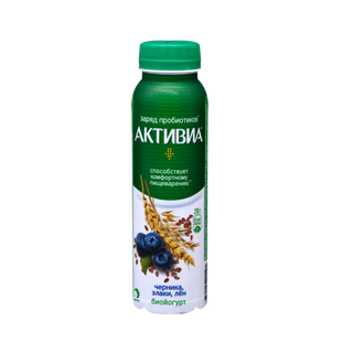 ACTIVIA დასალევი იოგურტი მოცხ&მარცვ-260გრ/4870206415504