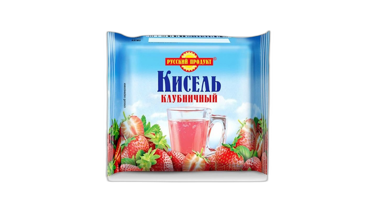 კისელი ხილის (მარწყვი, ბრიკ.) 220 გრ / 4602112500063