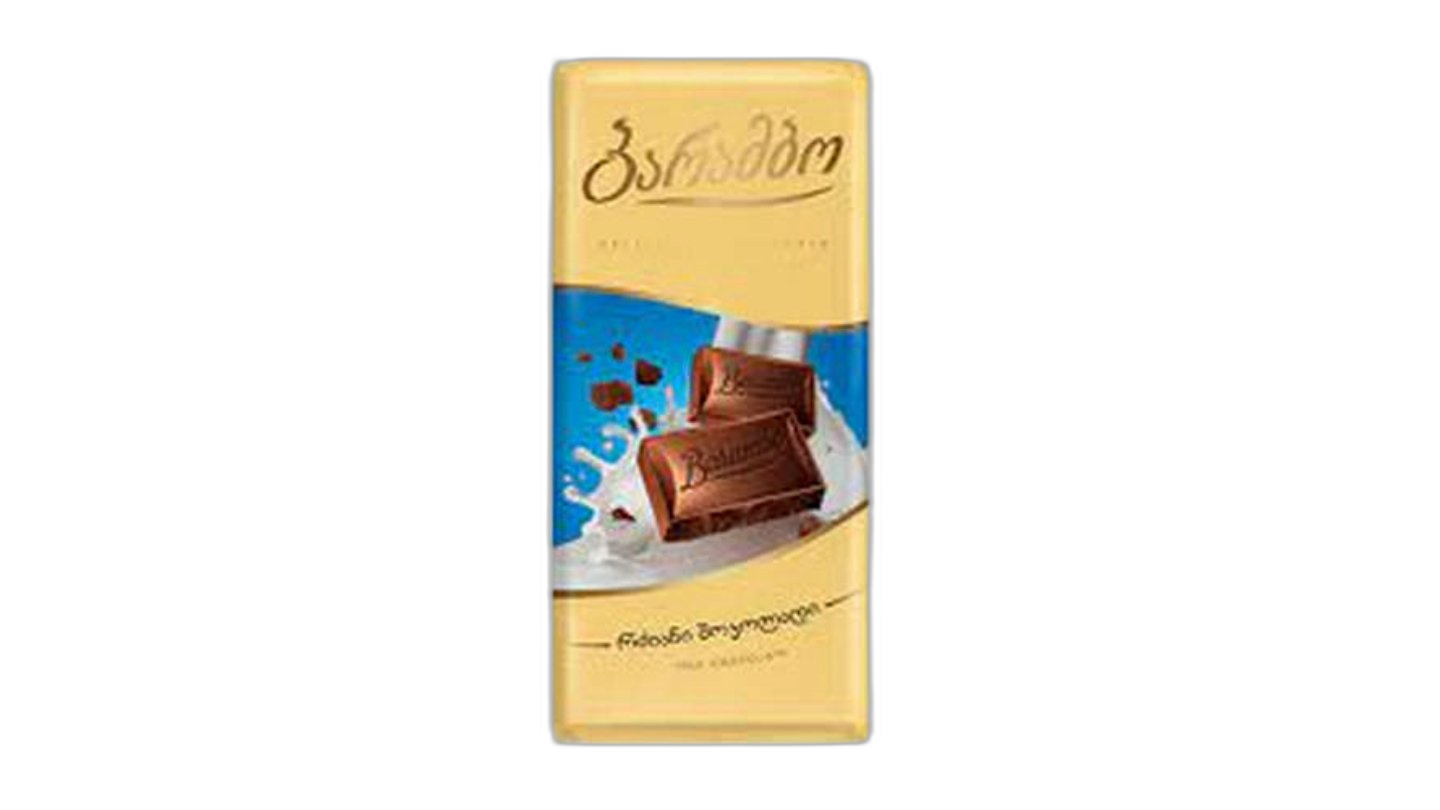 შოკოლადის ფილა "ბარამბო" რძიანი შოკოლადი 83 გრ / 4860009789681