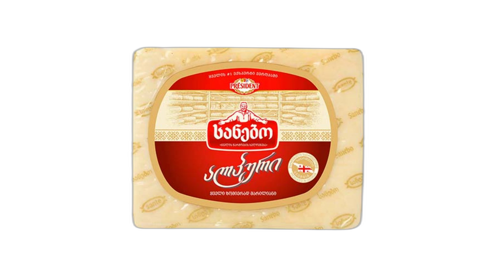 ყველი "სანებო" ალპური 45% 530 გრ / 4860051005913