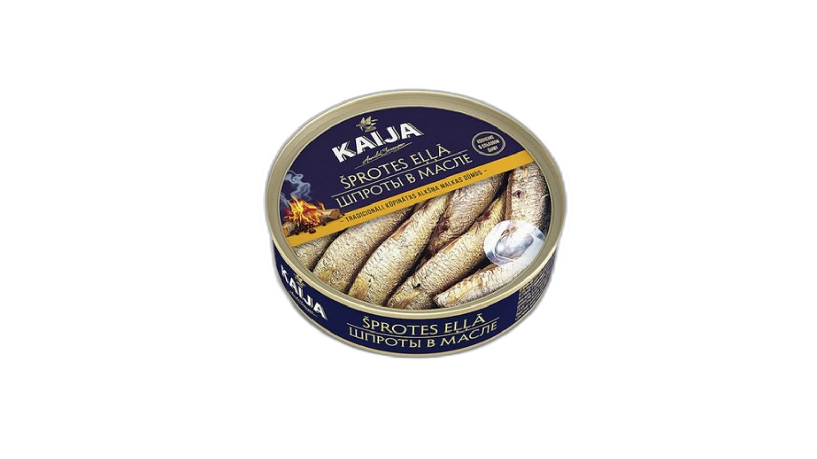 კონსერვი თევზის "კაიჯა" შპროტი ზეთში 160 გრ / 4751007730617