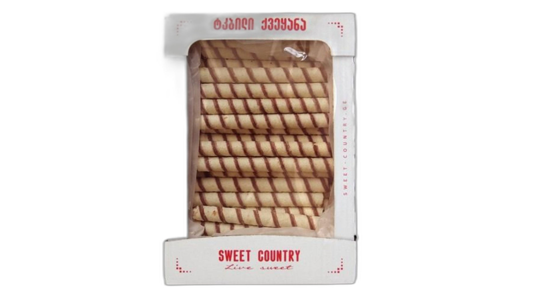 ვაფლი აკინაკი კაკაოთი "ტკბილი ქვეყანა" 400 გრ 4860006180290